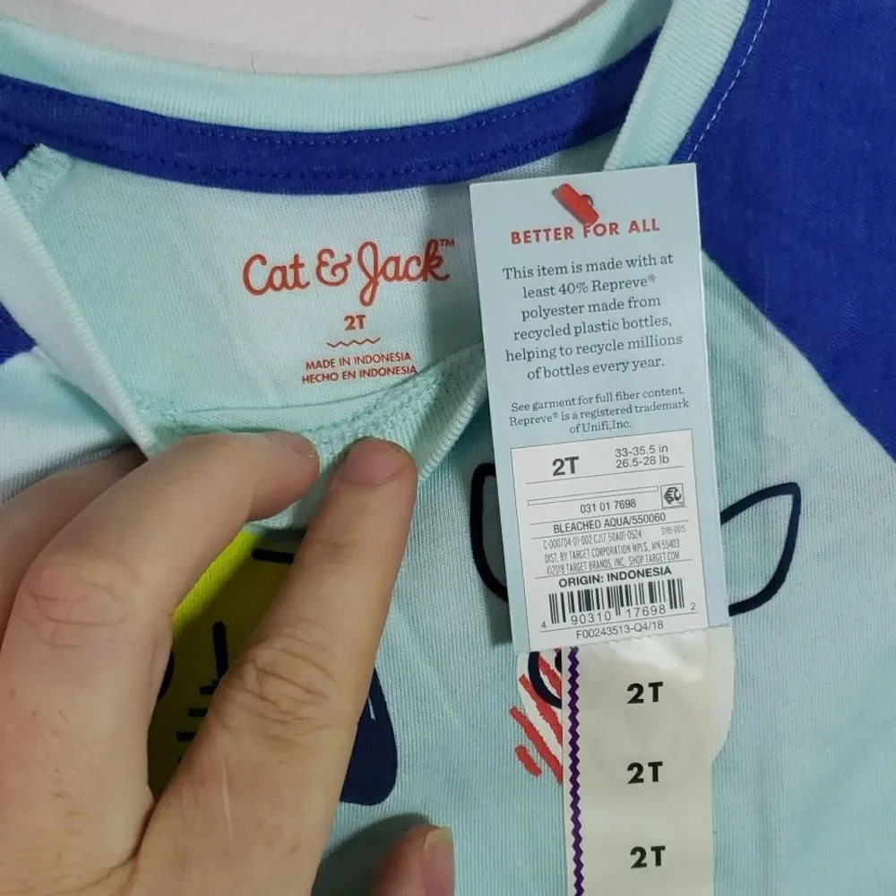 Cat & Jack Toddler Boys Long Sleeve Shirt 2T - Picture 2 of 7